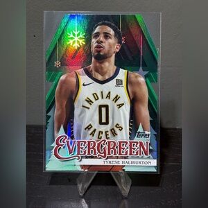 EV-THA Tyrese Haliburton 2025-26 Topps Holiday - Evergreen